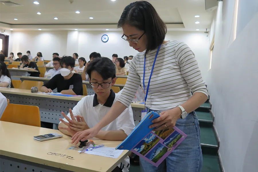 Thí sinh tham dự kỳ thi đánh giá năng lực của ĐH Quốc gia TP.HCM năm 2023. Ảnh: P.ANH Thí sinh tham dự kỳ thi đánh giá năng lực của ĐH Quốc gia TP.HCM năm 2023. Ảnh: P.ANH