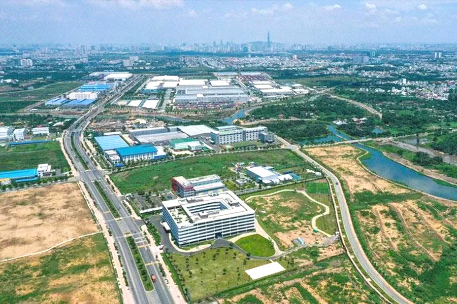 Hiện TP.HCM có khoảng 10.000 ha quỹ đất công nghiệp. Ảnh: H.GIANG Hiện TP.HCM có khoảng 10.000 ha quỹ đất công nghiệp. Ảnh: H.GIANG