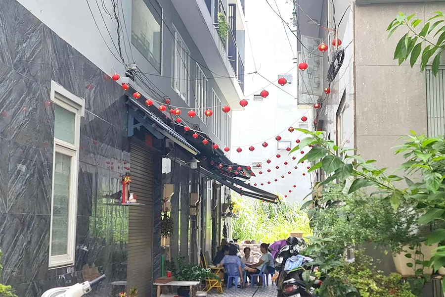 Khu nhà bà Thiên Hương và nhiều người khác mua qua vi bằng. Ảnh: N.CHÂU