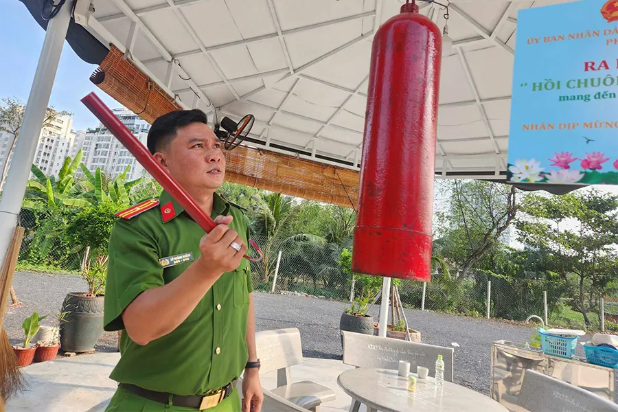 Đánh chuông chống tội phạm, bảo vệ bình yên cho dân