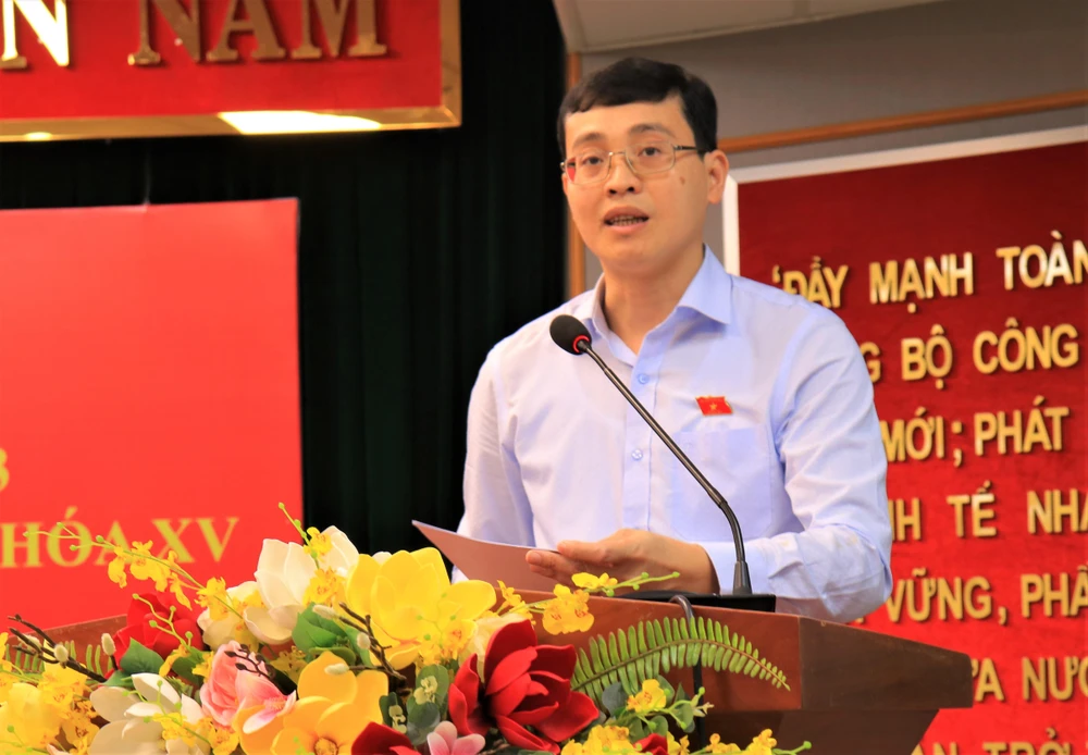 Ông Đỗ Đức Hiển, Ủy viên Thường trực Ủy ban Pháp luật của Quốc hội. Ảnh: VÕ THƠ