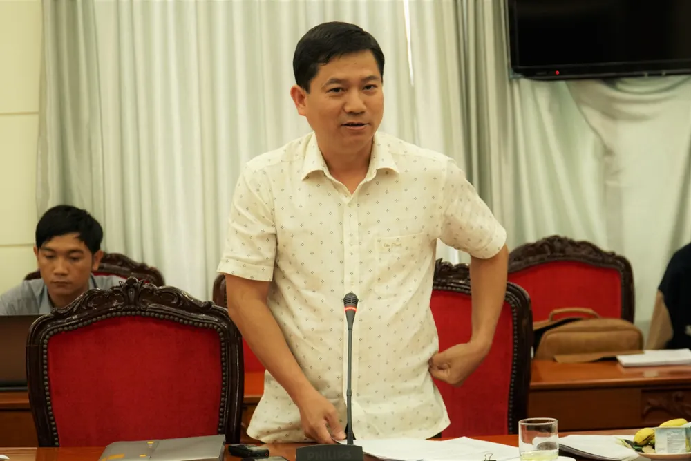 Thượng tá Lê Mạnh Hà, Phó Trưởng phòng Tham mưu Công an TP.HCM phát biểu tại hội thảo. Ảnh: VÕ THƠ Thượng tá Lê Mạnh Hà, Phó Trưởng phòng Tham mưu Công an TP.HCM phát biểu tại hội thảo. Ảnh: VÕ THƠ