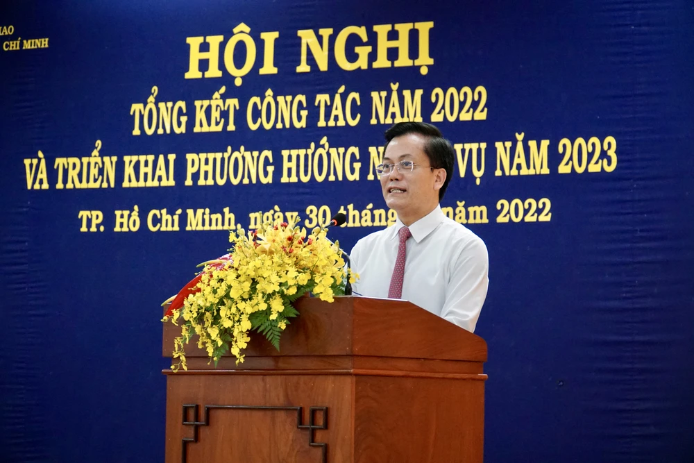 Thứ trưởng Bộ Ngoại giao Hà Kim Ngọc cho biết Bộ Ngoại giao sẽ tiếp tục đồng hành cùng TP trong công tác đối ngoại giai đoạn tới. Ảnh: BẢO PHƯƠNG