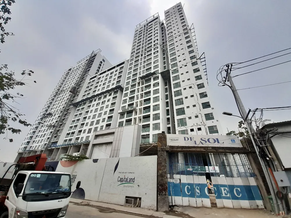 Dự án chung cư Cửu Long, tên thương mại De La Sol. Ảnh: Bảo Phương