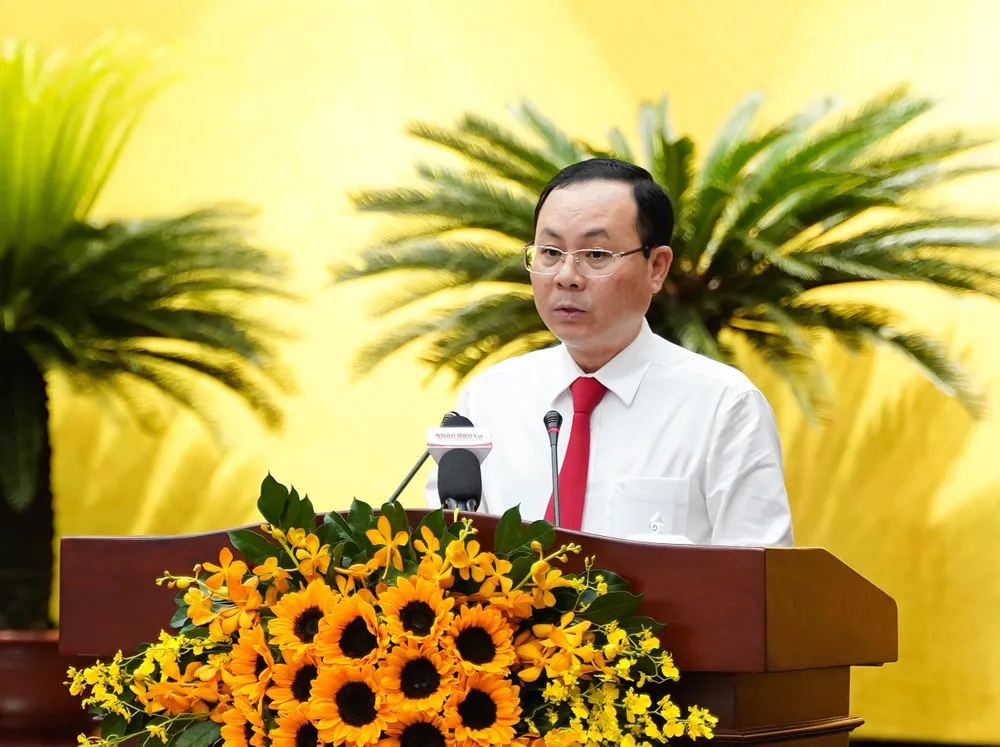 Ông Nguyễn Văn Hiếu, Phó Bí thư Thành ủy TP.HCM. Ảnh: BẢO PHƯƠNG