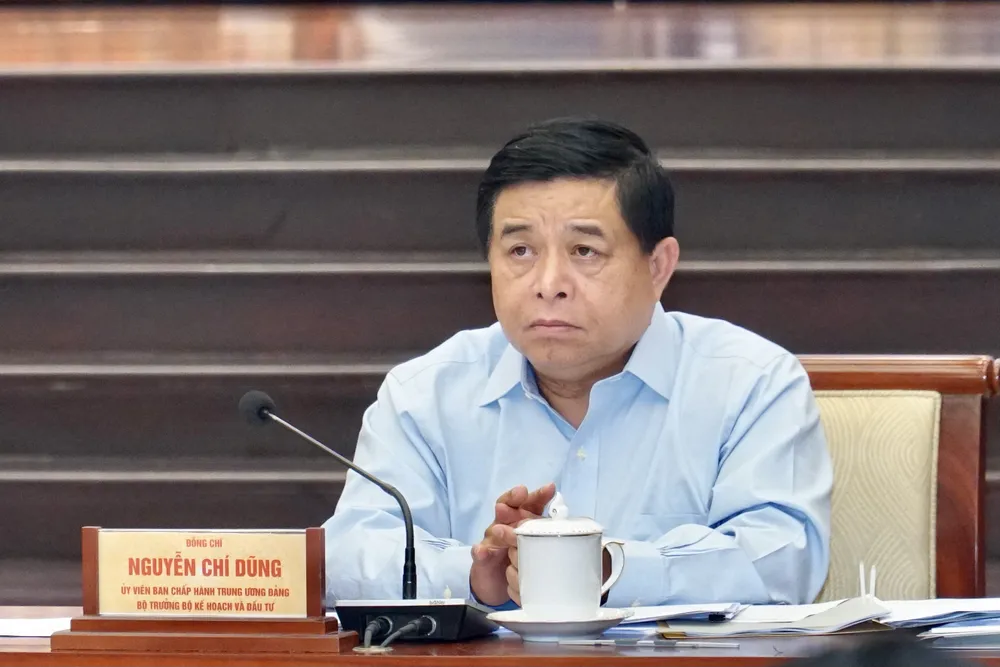 Bộ trưởng Bộ KH&ĐT Nguyễn Chí Dũng đồng chủ trì hội nghị. Ảnh: BẢO PHƯƠNG Bộ trưởng Bộ KH&ĐT Nguyễn Chí Dũng đồng chủ trì hội nghị. Ảnh: BẢO PHƯƠNG