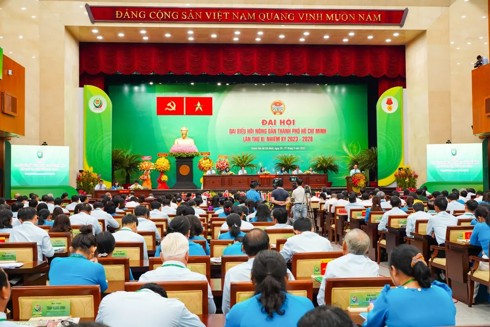 Toàn cảnh hội nghị. Ảnh: HUỲNH THƠ Hội Nông dân TP.HCM