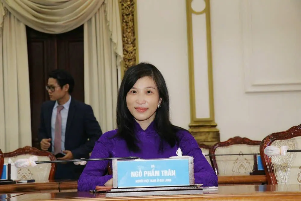 TS Ngô Phẩm Trân, kiều bào Đài Loan. Ảnh: NVCC kieu-bao-quay-ve-3.jpg