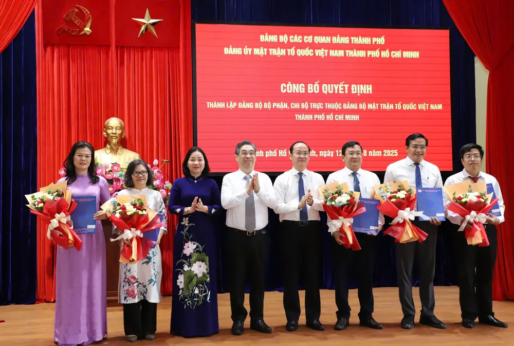 Bà Trương Thị Bích Hạnh làm Bí thư Đảng bộ MTTQ Việt Nam TP.HCM