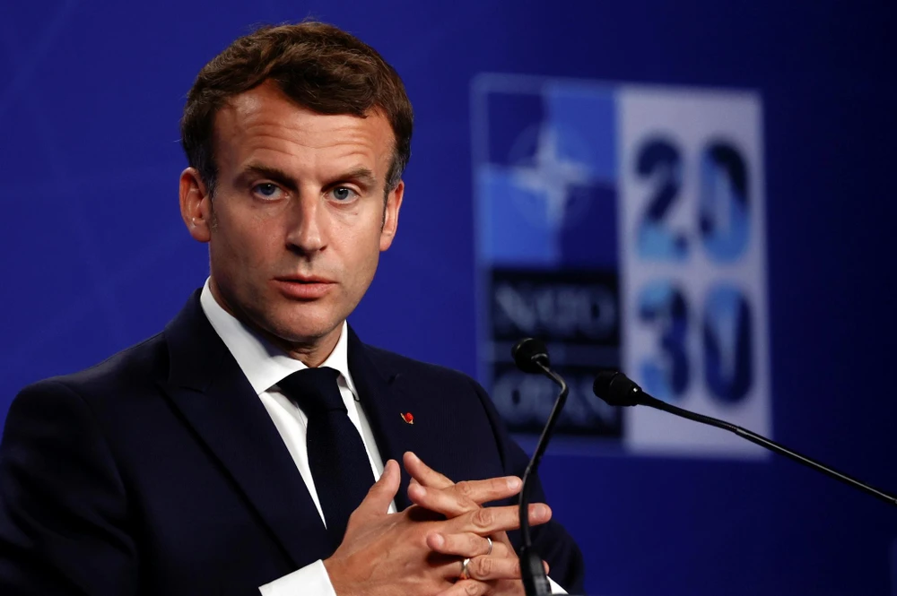 Tổng thống Pháp Emmanuel Macron. ẢNH: REUTERS