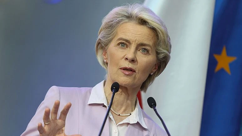 Chủ tịch Ủy ban châu Âu - bà Ursula von der Leyen. Ảnh: AP
