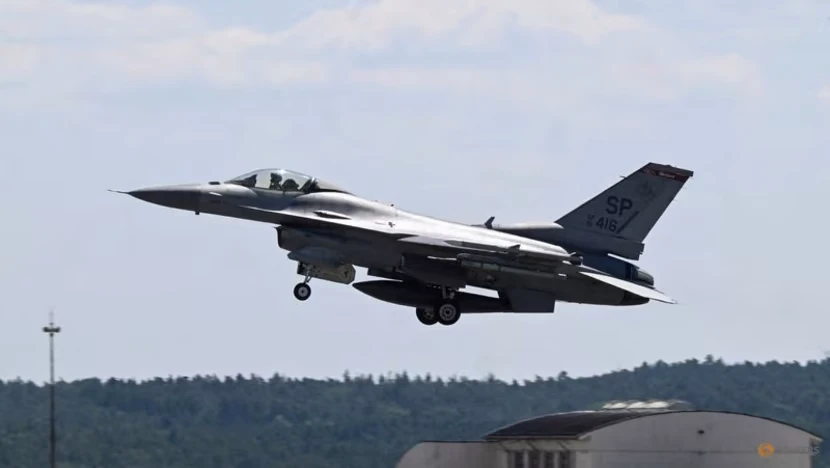 F-16 của Mỹ trong buổi triển lãm Hàng không Vũ trụ Aero India 2023 lần thứ 14 tại Ấn Độ hồi tháng 2. Ảnh: REUTERS