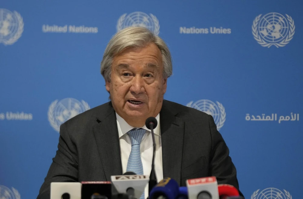 Tổng Thư ký Liên Hợp Quốc - ông Antonio Guterres. Ảnh: AP
