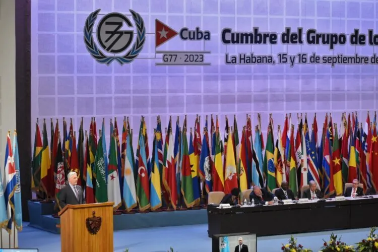 Hội nghị thượng đỉnh Nhóm G77 và Trung Quốc diễn ra ở thủ đô Havana (Cuba). Ảnh: Prensa Latina g77-3.jpg