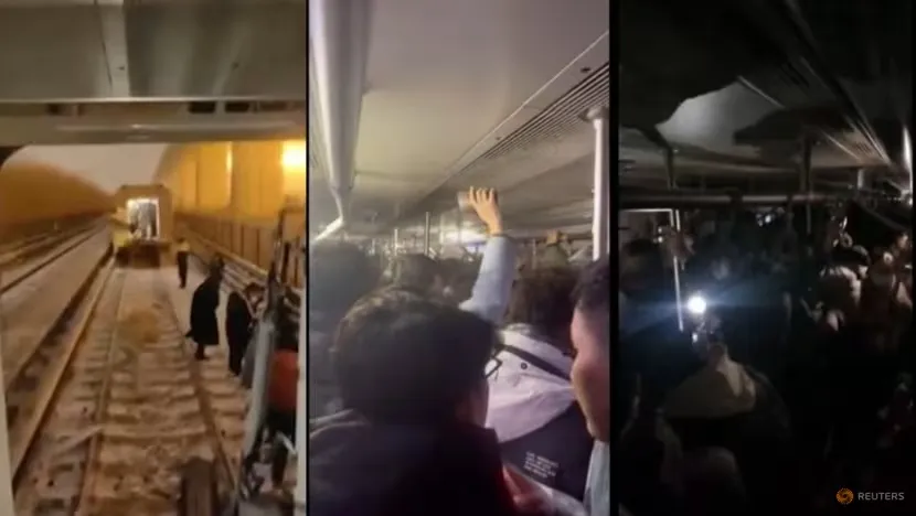 Tai nạn tàu đường sắt trên cao ở Trung Quốc, hơn 100 người bị thương