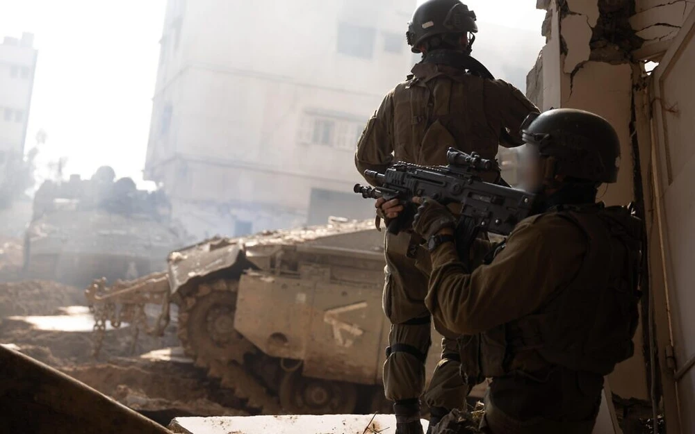 Binh sĩ Israel tại Gaza. Ảnh: BỘ QUỐC PHÒNG ISRAEL Xung đột Israel-Hamas ngày 19-2