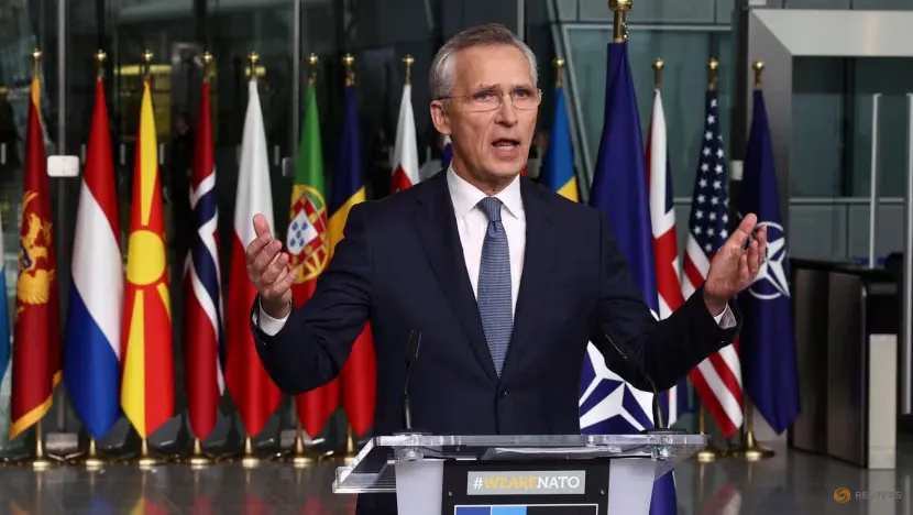 Tổng thư ký NATO Jens Stoltenberg phát biểu trong cuộc họp báo hôm 11-3. Ảnh: REUTERS Ông Stoltenberg: Thụy Điển gia nhập NATO cho thấy ông Putin 'thất bại'