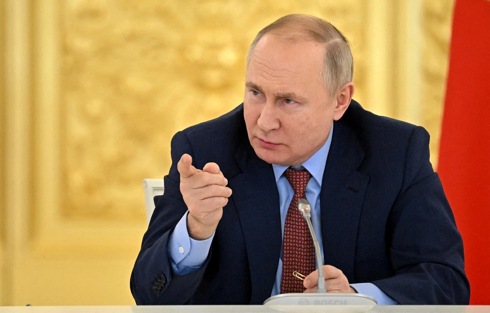 Tổng thống Nga - ông Vladimir Putin. Ảnh: REUTERS Ukraine.png