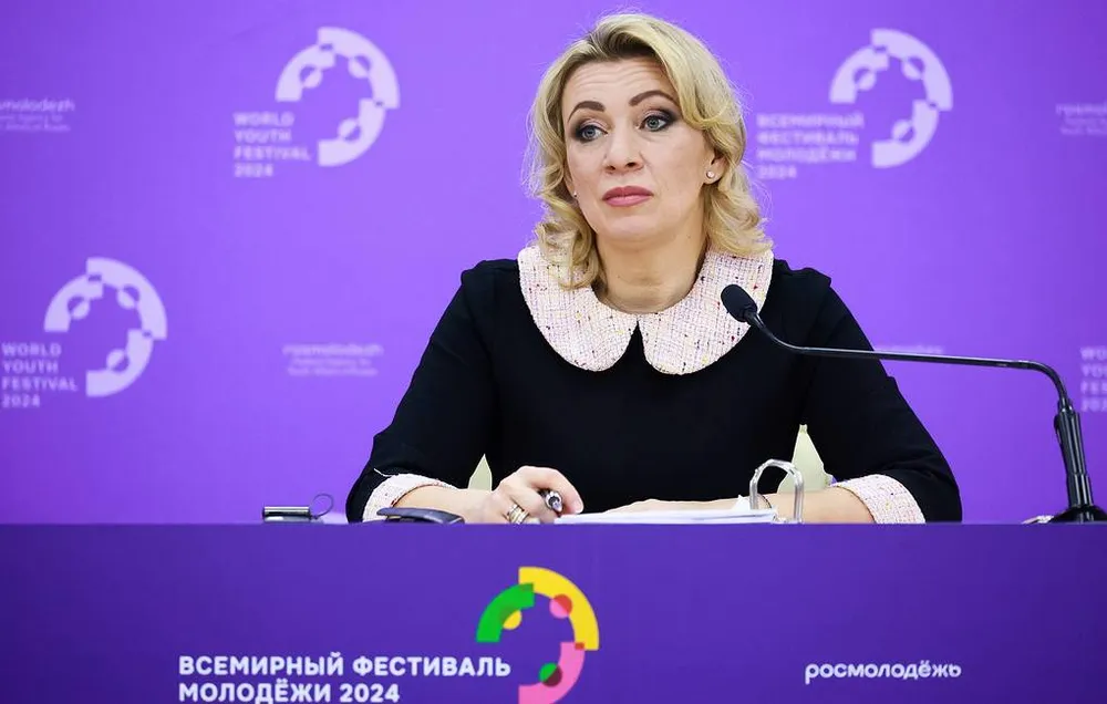 Phát ngôn viên Bộ Ngoại giao Nga Maria Zakharova. Ảnh: TASS Mỹ.png