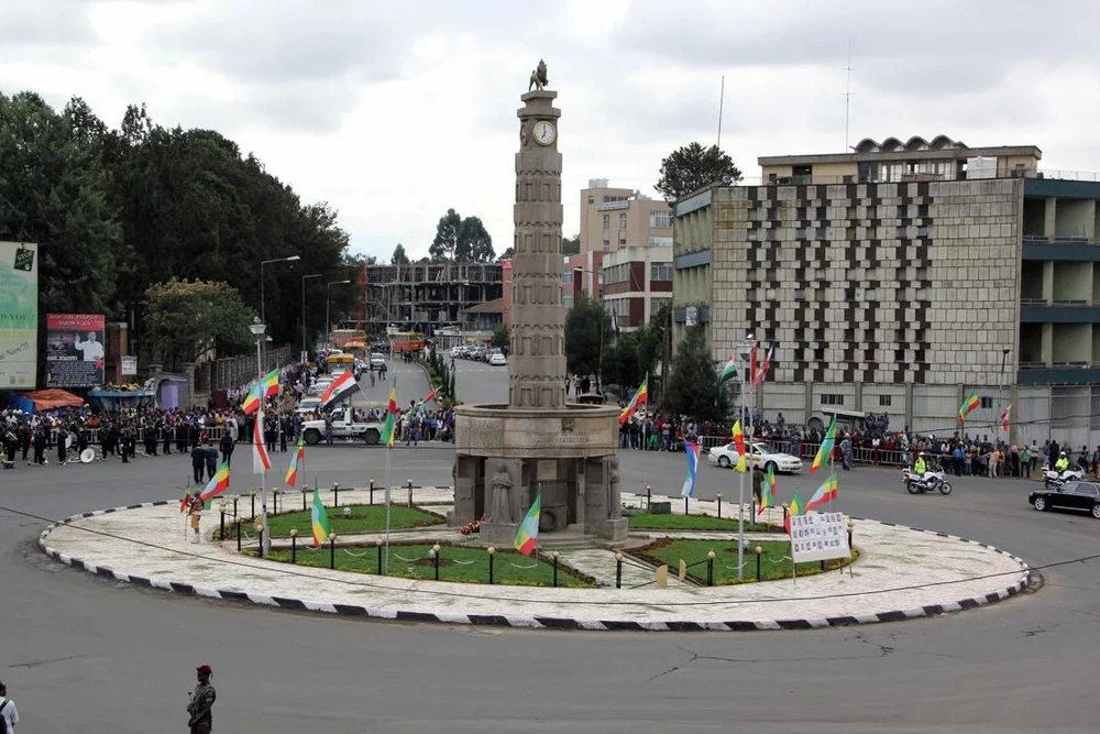 Một tháp đồng hồ ở Ethiopia. Ảnh: GETTY IMAGES gettyimages-472238810.webp
