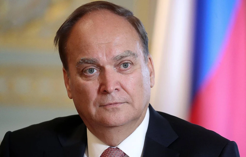 Đại sứ Nga tại Mỹ Anatoly Antonov đã kết thúc nhiệm kỳ đại sứ của mình và trở về Moscow (Nga). Ảnh: TASS đại sứ nga tại mỹ.png