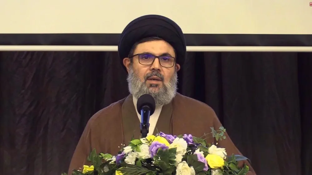 Ông Hashem Safieddine. Ảnh: AL MAYADEEN Nhóm vũ trang Hezbollah