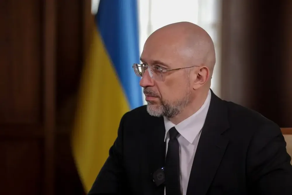 Thủ tướng Ukraine Denys Shmyhal. Ảnh: TELEGRAM Tổng thống Ukraine, Zelensky, cải tổ chính phủ, bộ trưởng quốc phòng, thủ tướng Ukraine.png