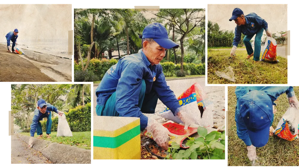 Ông già nghèo nhặt rác ở Hội An ảnh 5