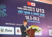 Nhộn nhịp những cơn mưa gôn ở giải bóng đá Việt – Nhật ảnh 1 Chơi hết mình ở giải bóng đá trẻ quốc tế Việt Nam – Nhật Bản