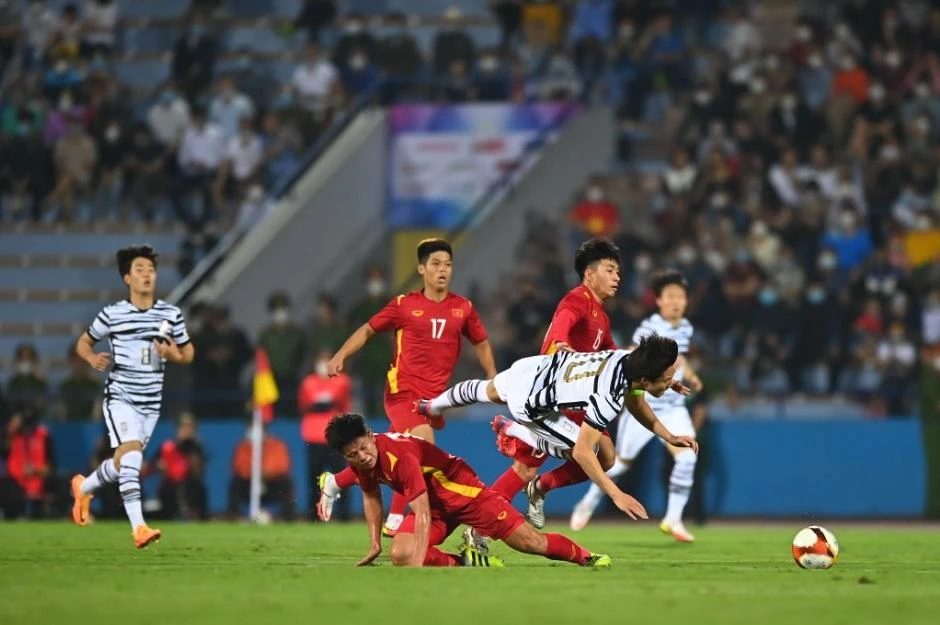 Thầy trò Park Hang-seo không còn nhiều thời gian cho SEA Games 31. Ảnh: HẢI THỊNH.