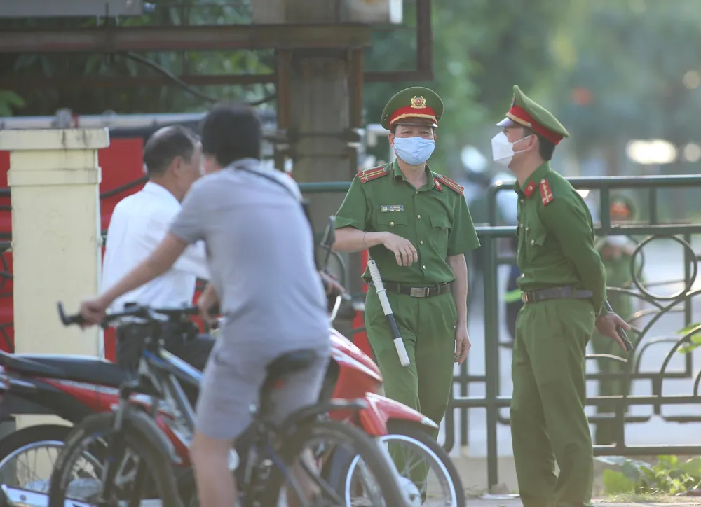 Phú Thọ siết chặt an ninh trước ngày khai mạc bóng đá nam SEA Games 31. Ảnh: ANH DUY. Phú Thọ siết chặt an ninh trước ngày khai mạc bóng đá nam SEA Games 31. Ảnh: ANH DUY.
