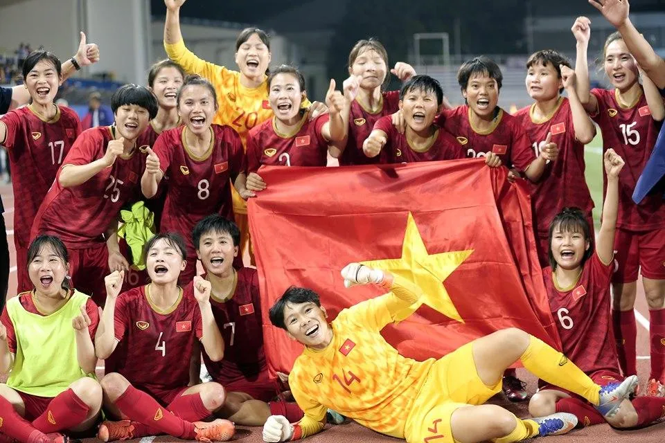 Đội tuyển nữ Việt Nam chơi trận đầu tiên của SEA Games 31 vào ngày 11-5 trên sân Cẩm Phả gặp tuyển nữ Philippines. Ảnh: ANH PHƯƠNG.