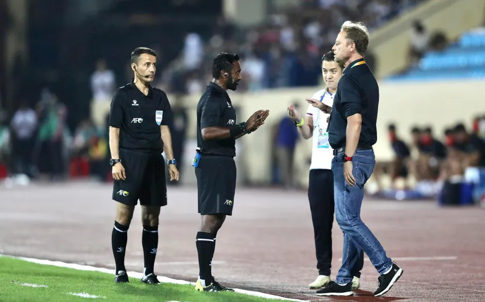 Đội tuyển U-23 Thái Lan đã đặt chân vào bán kết SEA Games 31 và ông Polking khẳng định nếu muốn vô địch phải thắng tất cả đối thủ. Ảnh: ANH PHƯƠNG.