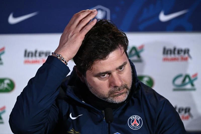 HLV Pochettino đau đầu về tương lai của mình ở PSG. Ảnh: CGI.