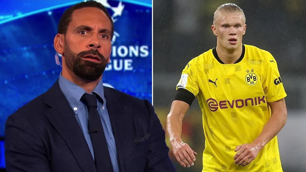 Huyền thoại MU Rio Ferdinand không nghĩ Haaland sớm thích nghi với lối chơi của Manchester City. Ảnh: CGI.