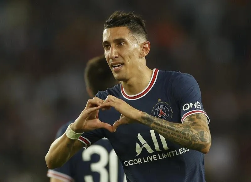 Sau khi Messi gia nhập PSG, cơ hội ra sân của Di Maria không còn nhiều. Ảnh: CGI.