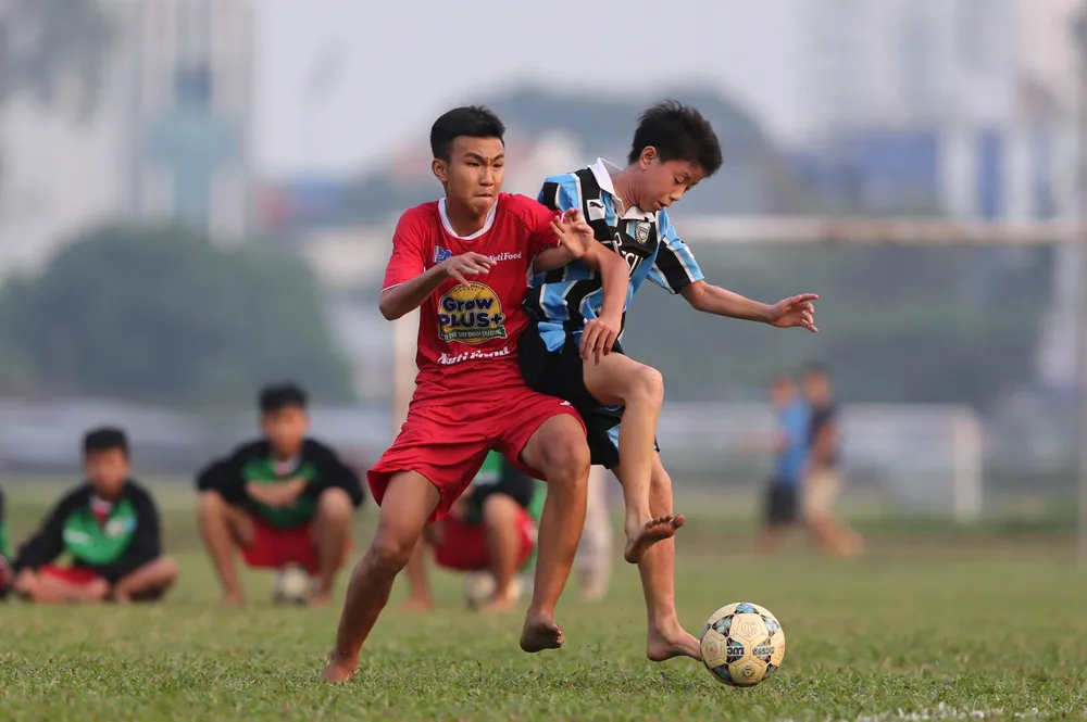 Lứa cầu thủ khóa 2 của Học viện Nutifood JMG có bước phát triển rõ rệt.