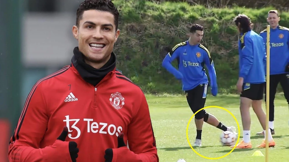 Chân sút người Bồ Đào Nha chưa góp mặt tập luyện với Man United chuẩn bị cho mùa giải mới. Ảnh: CGI.