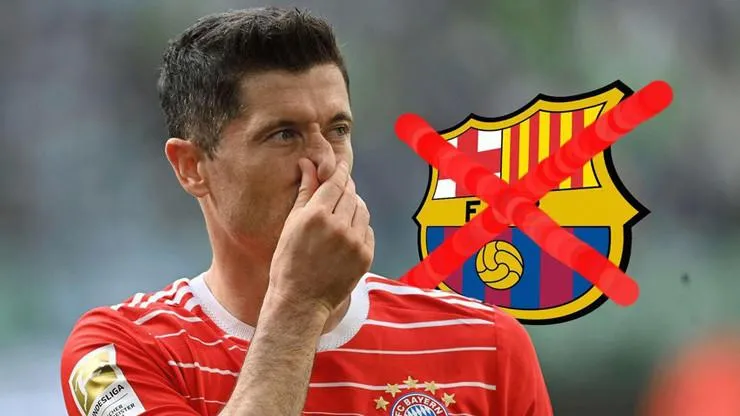 Lewandowski có thể sẽ cập bến MU nếu không thể về Barcelona. Ảnh: CGI.