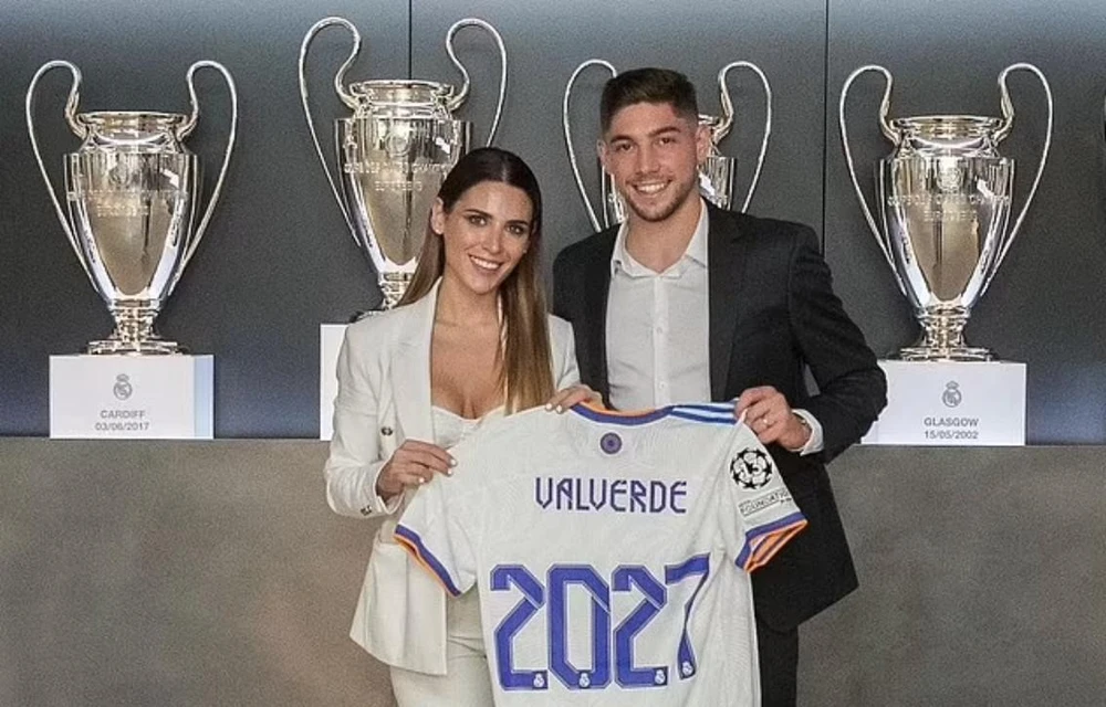 Federico Valverde và người vợ bị đầu độc. Ảnh: CGI.