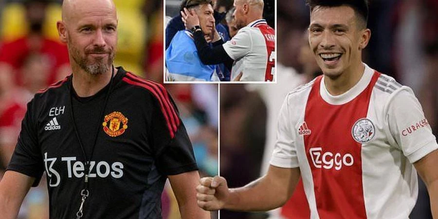 Việc đưa học trò cũ gia nhập MU là một cách "nắn gân" các hậu vệ của Ten Hag, trong đó có thủ quân Maguire. Ảnh: CGI.