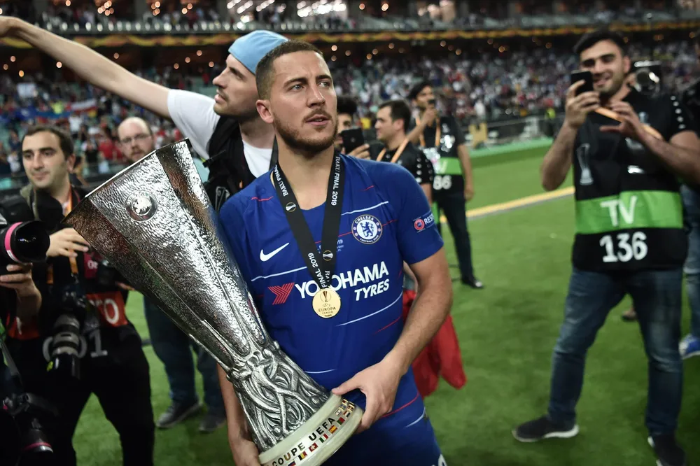Hazard muốn tìm lại thời hoàng kim trong màu áo The Blues. Ảnh: CGI. Hazard muốn tìm lại thời hoàng kim trong màu áo The Blues. Ảnh: CGI.