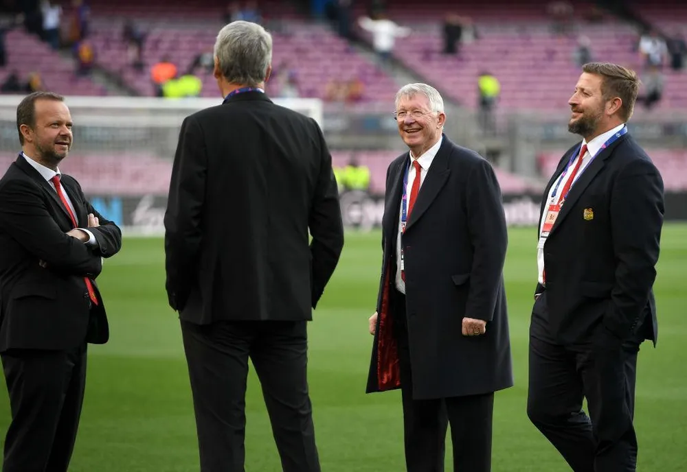 Giám đốc điều hành MU Arnold đã đưa Alex Ferguson trở lại sân Old Trafford để tận dụng kinh nghiệm của ông. Ảnh: CGI. Giám đốc điều hành MU Arnold đã đưa Alex Ferguson trở lại sân Old Trafford để tận dụng kinh nghiệm của ông. Ảnh: CGI.