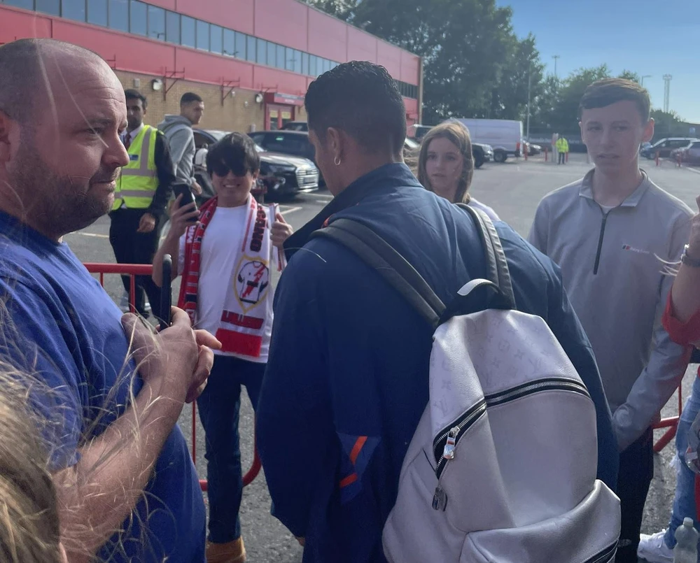 Siêu sao người Bồ Đào Nha bị phát hiện rời khỏi sân trước khi trận đấu kết thúc. Ảnh: CGI.