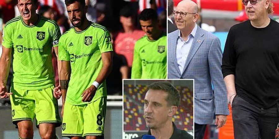 Neville mong muốn những ông chủ người Mỹ đối diện và trả lời về sự sa sút của MU. Ảnh: CGI.