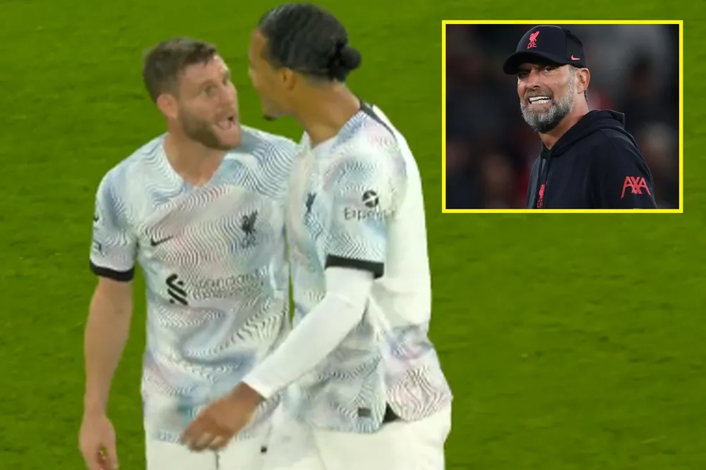 HLV Klopp ngao ngán khi chứng kiến các học trò to tiếng với nhau. Ảnh: CGI. HLV Klopp ngao ngán khi chứng kiến các học trò to tiếng với nhau. Ảnh: CGI.