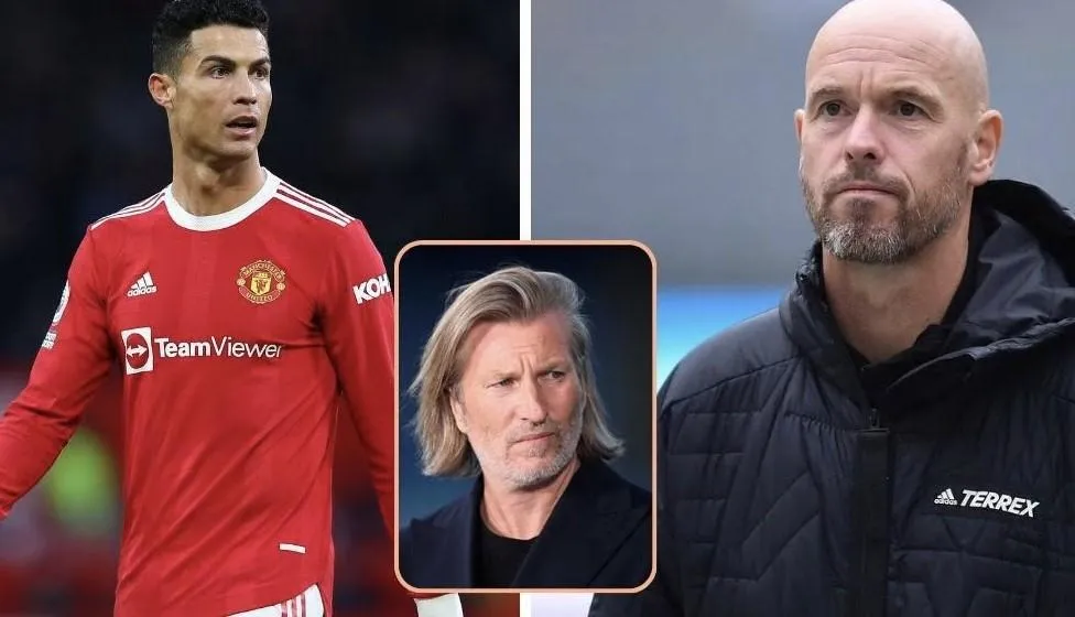 Robbie Savage nhắn nhủ ông Ten Hag hãy đưa Ronaldo đá chính gặp Arsenal. Ảnh: CGI.