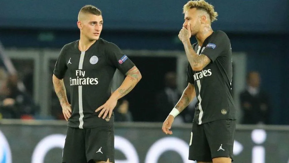 Cả hai gắn bó mật thiết trong màu áo PSG. Ảnh: CGI.