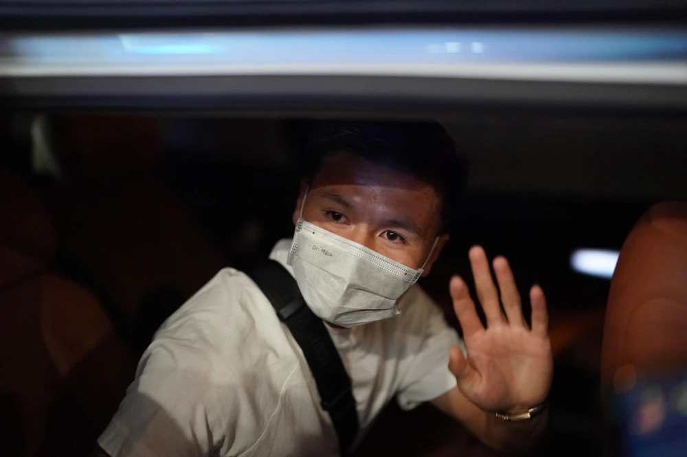 Quang Hải sau hơn hai tháng ở Pháp đã trở về chơi giải đấu giao hữu nhưng không chắc đá AFF Cup 2022. Ảnh: ANH PHƯƠNG.