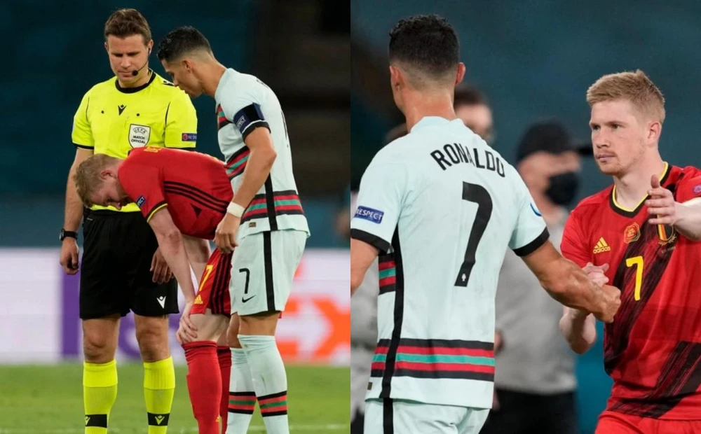 Tiền vệ người Bỉ thích đá chung với Ronaldo hơn là Messi. Ảnh: CGI.